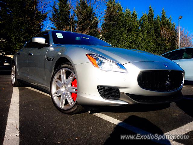 Maserati Quattroporte spotted in Bethesda, Maryland