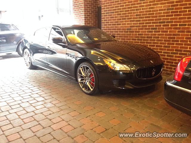 Maserati Quattroporte spotted in George town, Virginia