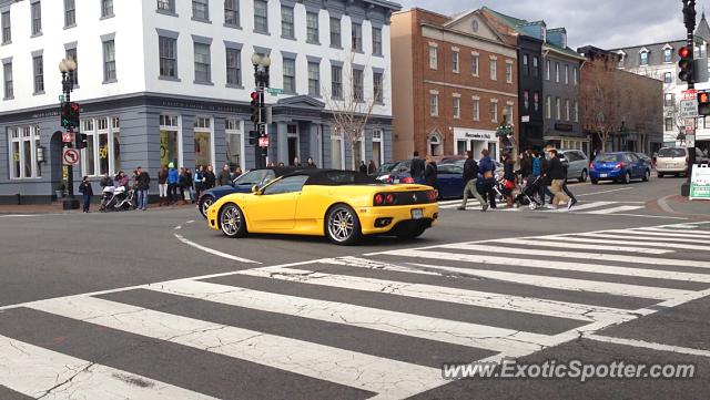 Ferrari 360 Modena spotted in Georgetown, Virginia