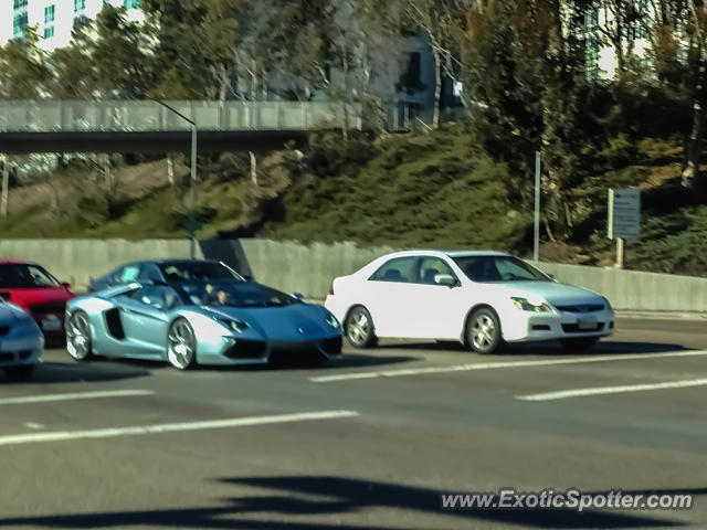 Lamborghini Aventador spotted in La Jolla, California