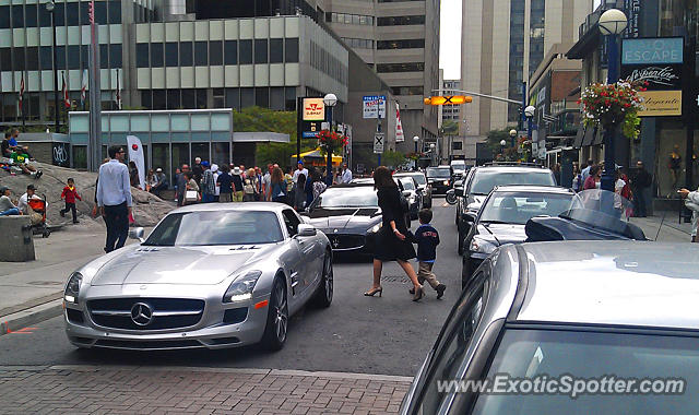 Mercedes SLS AMG spotted in Toronto, Ontario, Canada