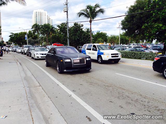 Rolls Royce Ghost spotted in Fort Lauderdale, Florida