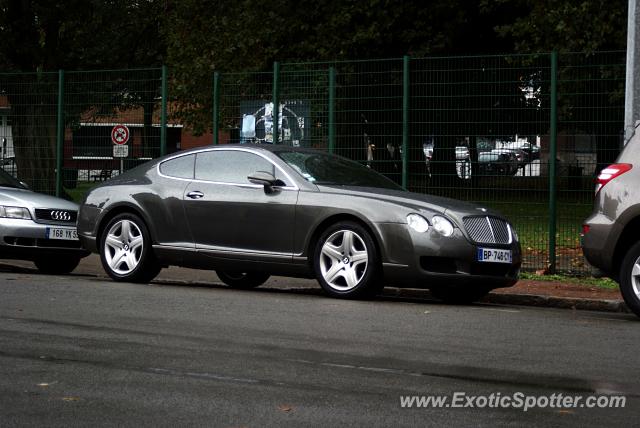 Bentley Continental spotted in Lille, France