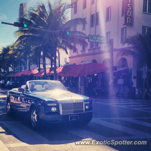 Rolls Royce Phantom spotted in Miami, Florida