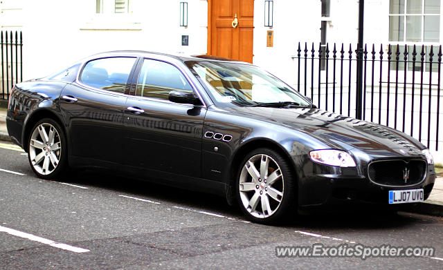 Maserati Quattroporte spotted in London, United Kingdom