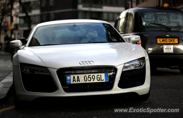 Audi R8 spotted in London, United Kingdom