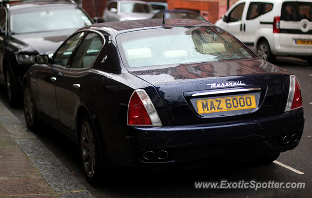 Maserati Quattroporte spotted in London, United Kingdom