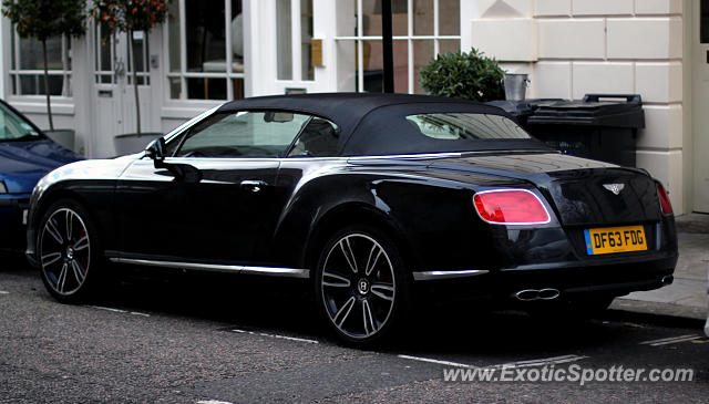 Bentley Continental spotted in London, United Kingdom