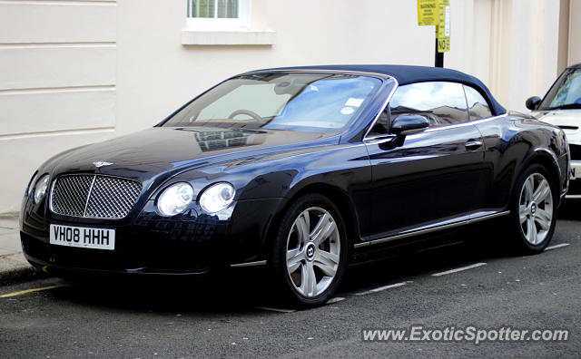 Bentley Continental spotted in London, United Kingdom