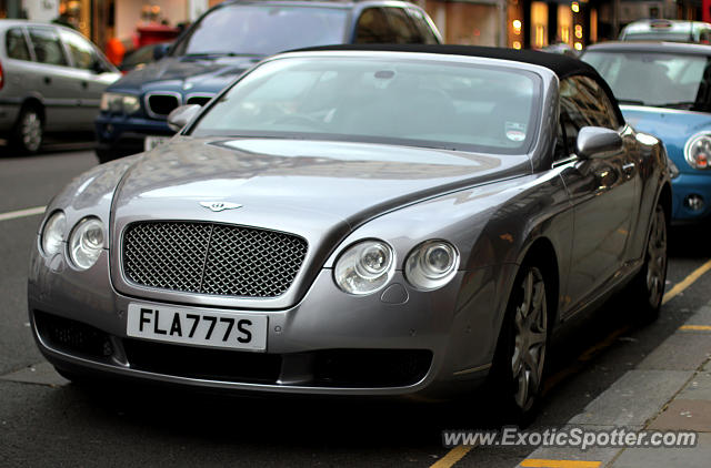 Bentley Continental spotted in London, United Kingdom