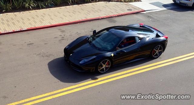 Ferrari 458 Italia spotted in San Diego, California