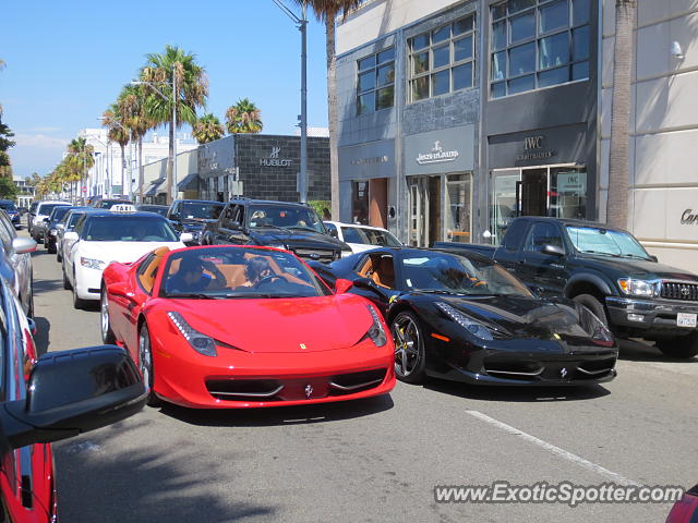 Ferrari 458 Italia spotted in Beverly Hills, California