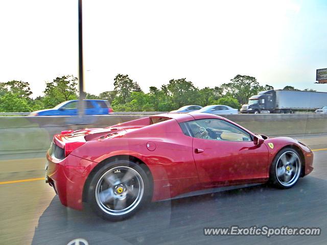 Ferrari 458 Italia spotted in Chicago, Illinois