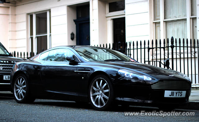 Aston Martin DB9 spotted in London, United Kingdom