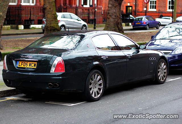 Maserati Quattroporte spotted in London, United Kingdom