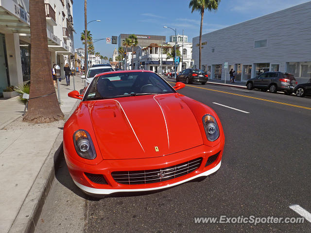 Ferrari 599GTB spotted in Beverly Hills, California