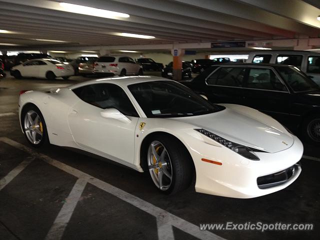 Ferrari 458 Italia spotted in San Diego, California