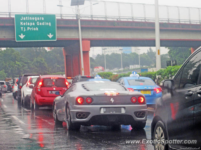 Ferrari 360 Modena spotted in Jakarta, Indonesia