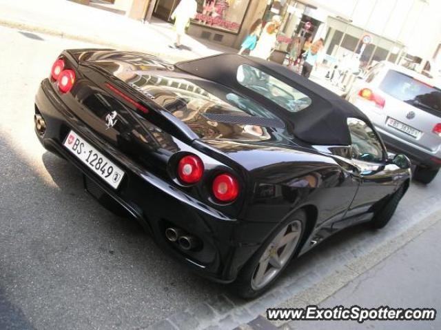 Ferrari 360 Modena spotted in Basel, Switzerland