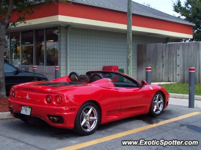 Ferrari 360 Modena spotted in Bradenton, Florida