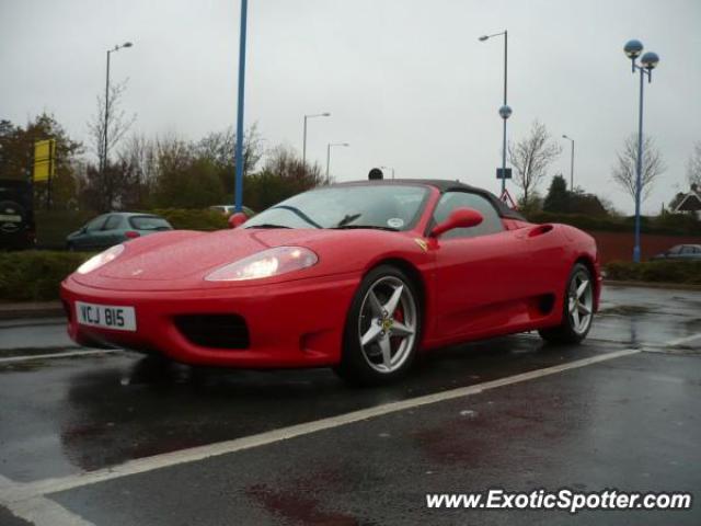 Ferrari 360 Modena spotted in Leominster, United Kingdom