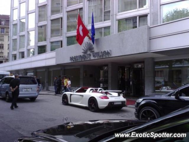 Porsche Carrera GT spotted in Geneve, Switzerland