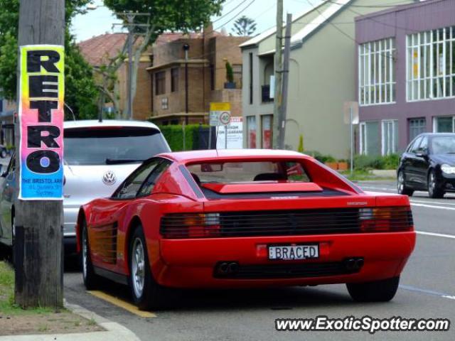 Ferrari Testarossa spotted in Sydney, Australia