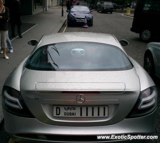 Mercedes SLR spotted in London, United Kingdom