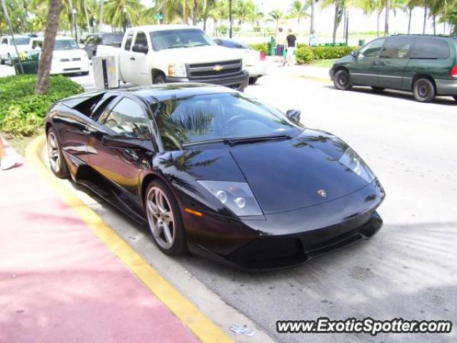 Lamborghini Murcielago spotted in South Beach, Miami Beach, Florida