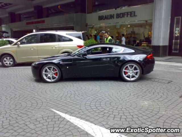 Aston Martin Vantage spotted in Orchard Road, Singapore