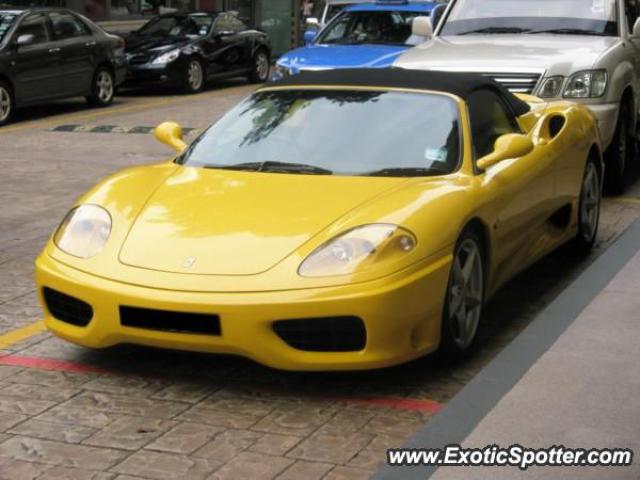 Ferrari 360 Modena spotted in Hilton, Singapore