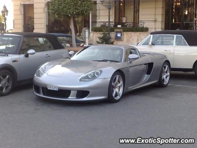 Porsche Carrera GT spotted in Montecarlo, Monaco