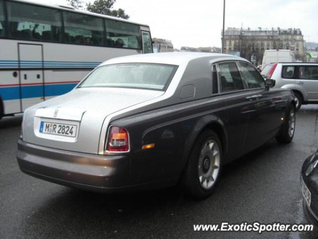 Rolls Royce Phantom spotted in Paris, France