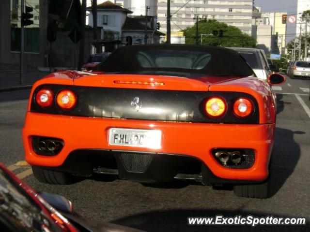 Ferrari 360 Modena spotted in Curitiba, Brazil