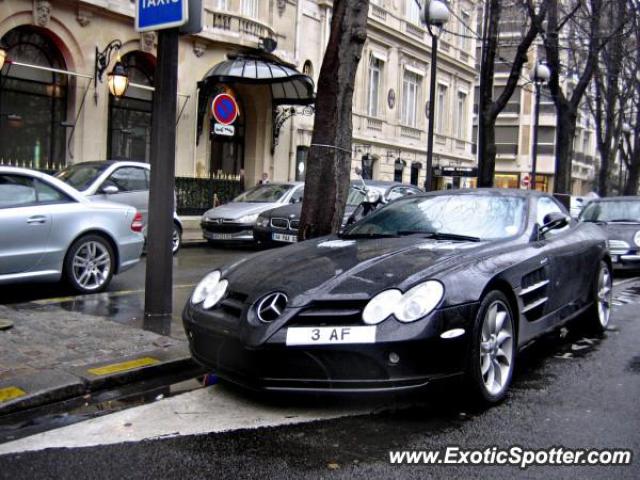 Mercedes SLR spotted in Paris, France