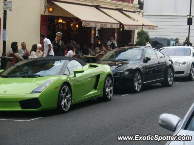 Lamborghini Gallardo spotted in London, United Kingdom