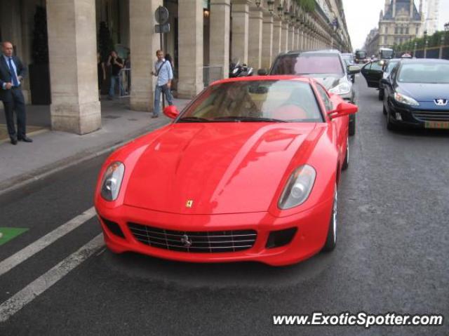 Ferrari 599GTB spotted in Paris, France