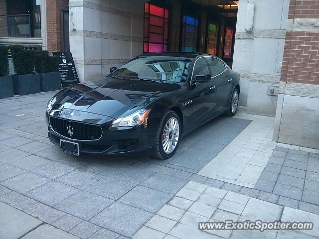 Maserati Quattroporte spotted in Toronto, Canada