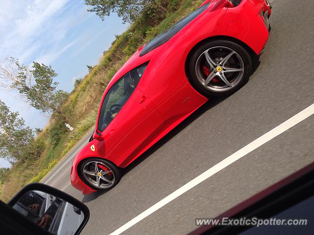 Ferrari 458 Italia spotted in Toronto, Canada