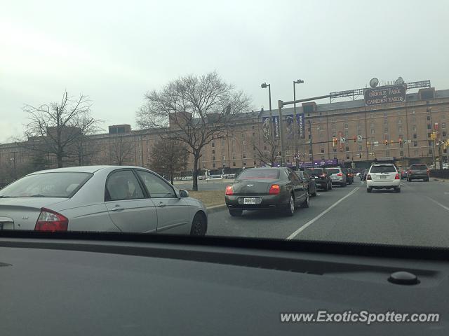 Bentley Continental spotted in Baltimore, Maryland