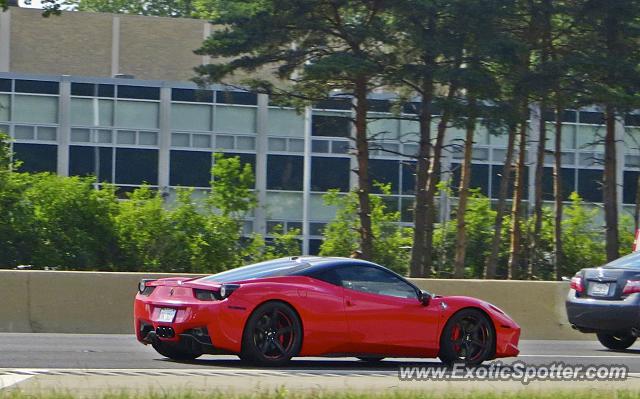 Ferrari 458 Italia spotted in Wilmette, Illinois