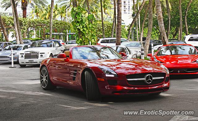 Mercedes SLS AMG spotted in Miami, Florida