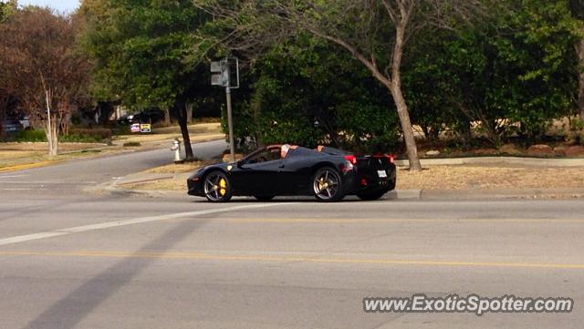 Ferrari 458 Italia spotted in Dallas, Texas