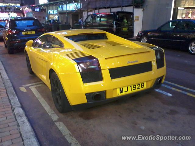 Lamborghini Gallardo spotted in Hong Kong, China