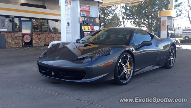 Ferrari 458 Italia spotted in Littleton, Colorado