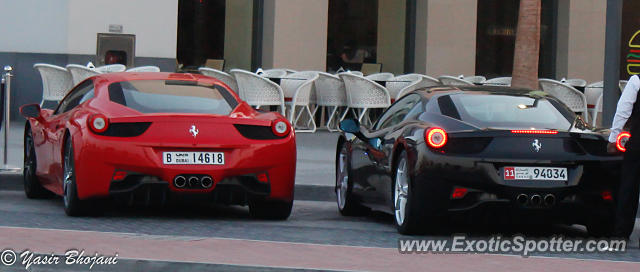 Ferrari 458 Italia spotted in Dubai, United Arab Emirates