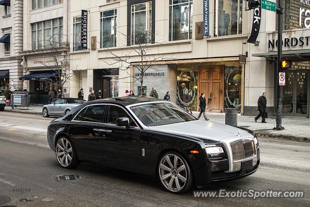 Rolls Royce Ghost spotted in Chicago, Illinois