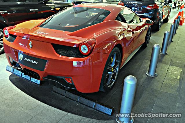 Ferrari 458 Italia spotted in Bukit Bintang KL, Malaysia