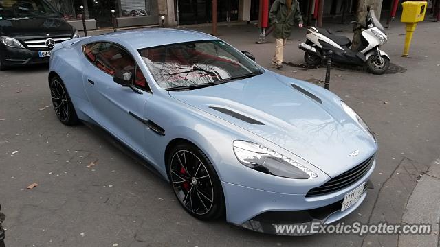 Aston Martin Vanquish spotted in Paris, France