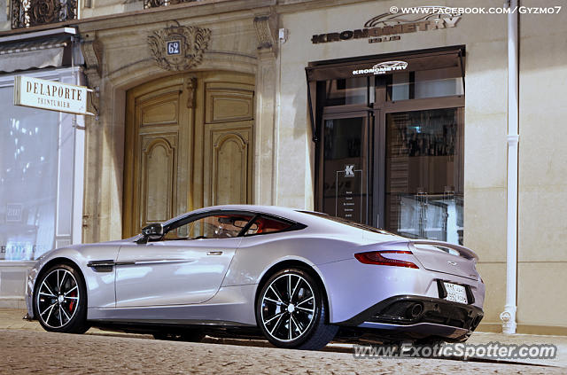 Aston Martin Vanquish spotted in Paris, France